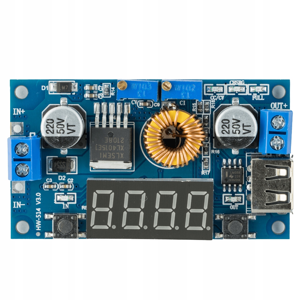 PRZETWORNICA REGULATOR NAPIĘCIA DC-DC XL4015 LCD Stan opakowania oryginalne