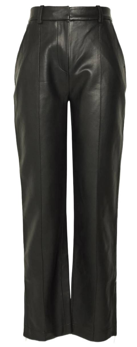 Han Kjøbenhavn Faux Leather Straight Kalhoty vel. 42