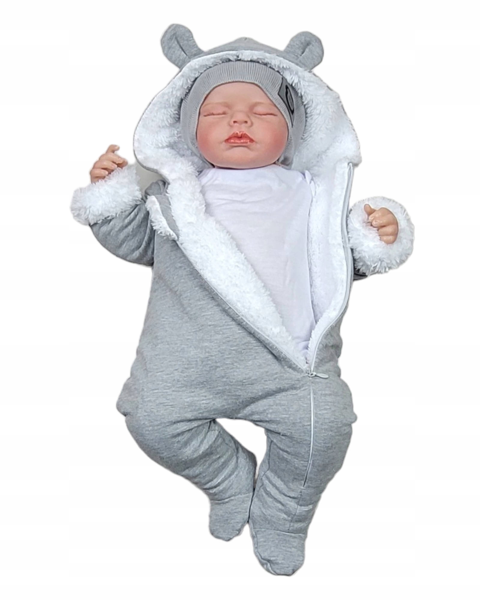 KOMBINEZON OCIEPLANY FUTERKIEM JESIEŃ ZIMA 74 Marka Inna marka