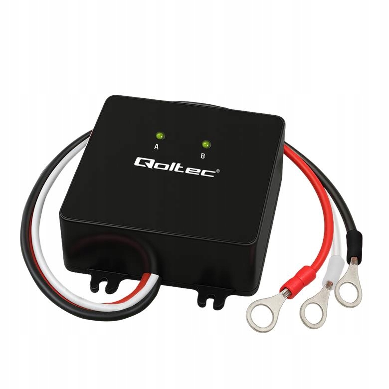 Balanser napięcia Qoltec 24V do akumulatorów 2x12V 5A LiFePO4 Agm Gel