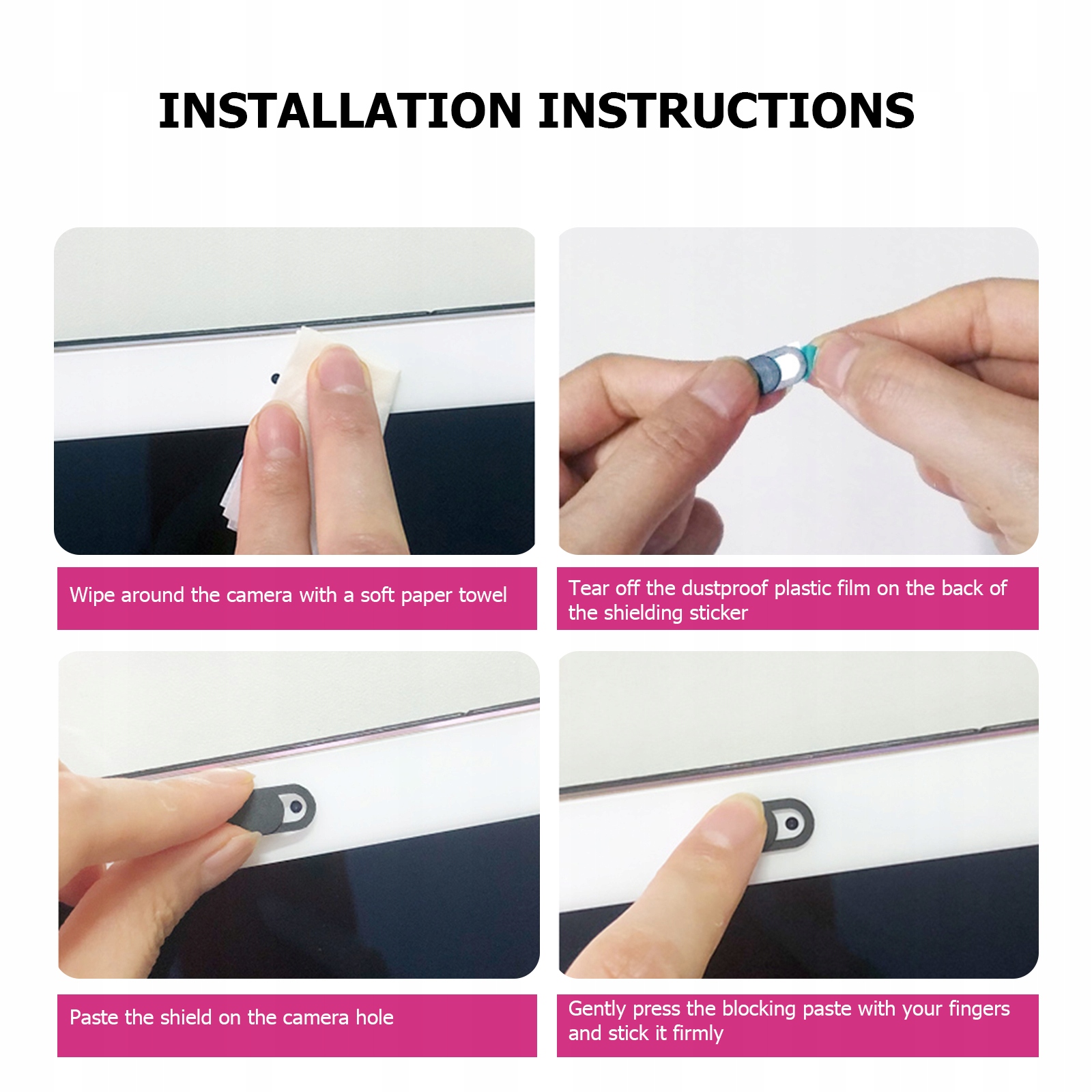 AKCESORIA DO LAPTOPÓW KOMPUTEROWYCH OSŁONA KAMERY INTERNETOWEJ NA LAPTOPA KAMERA INTERNETOWA Kod producenta 9917196