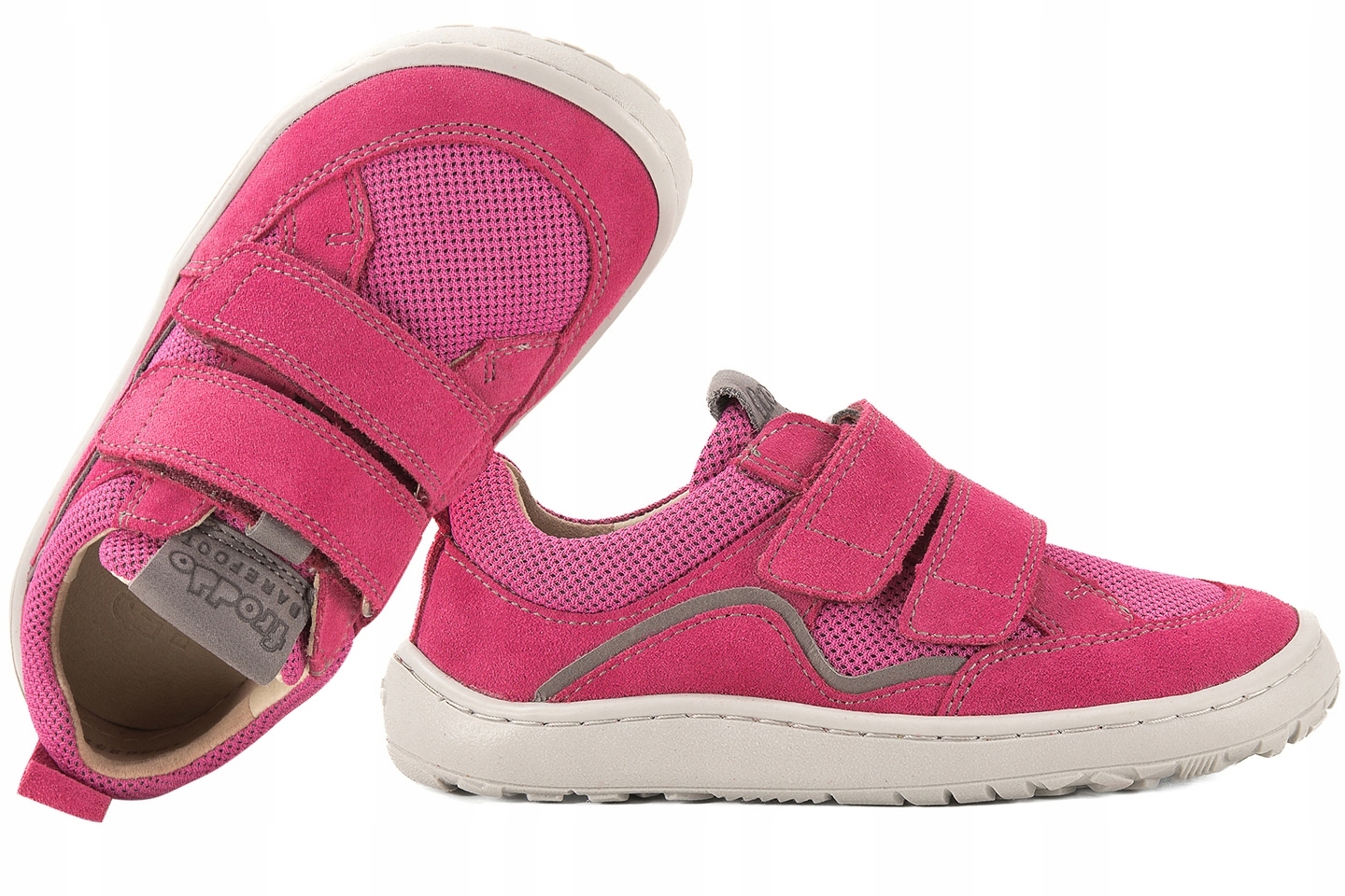 Froddo G3130260-10 Barefoot Półbuty Dziewczęce Sportowe Skóra 29 Fuksja