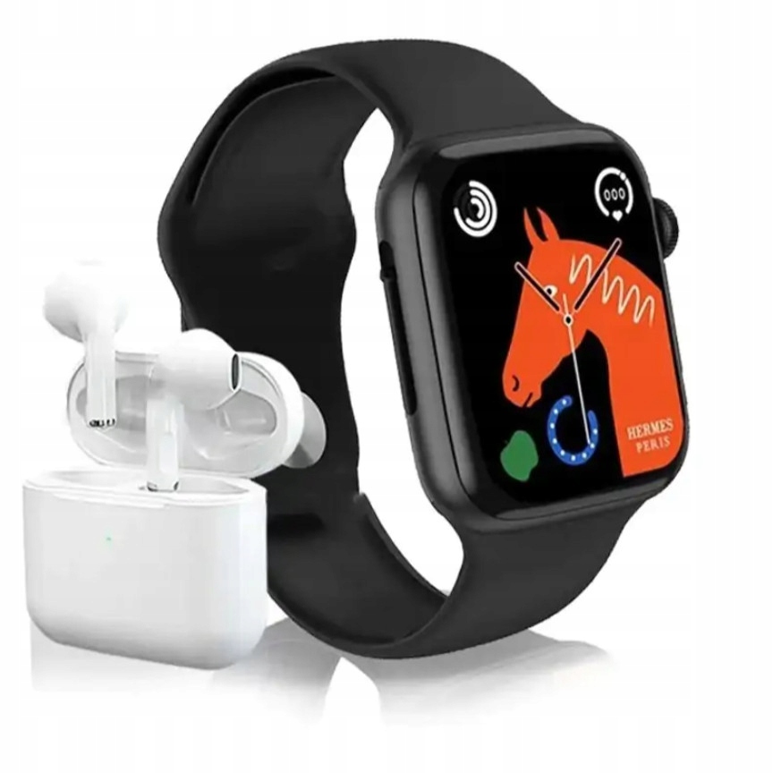 Zestaw Zegarek Smartwatch Opaska Słuchawki Z Powerbankiem Bluetooth Menu Pl
