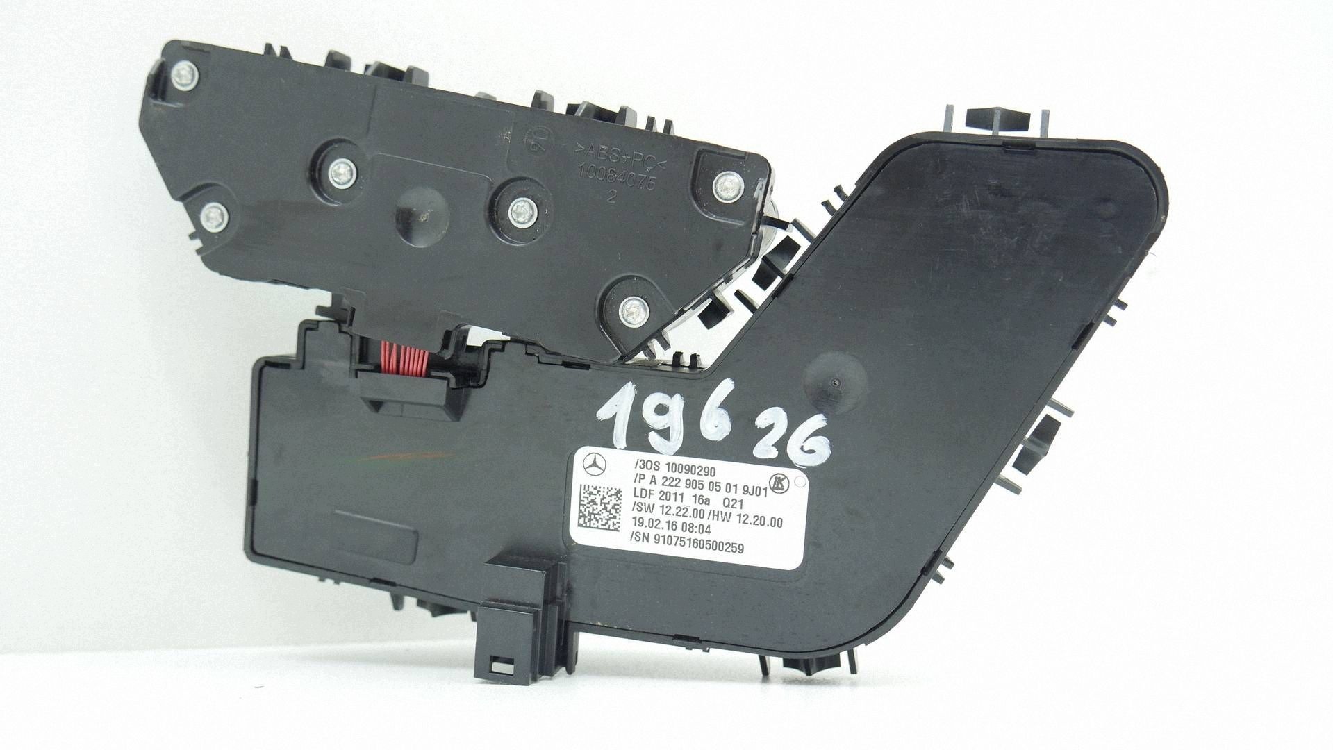 switch of control seat left front MERCEDES S W222 A2229050501
