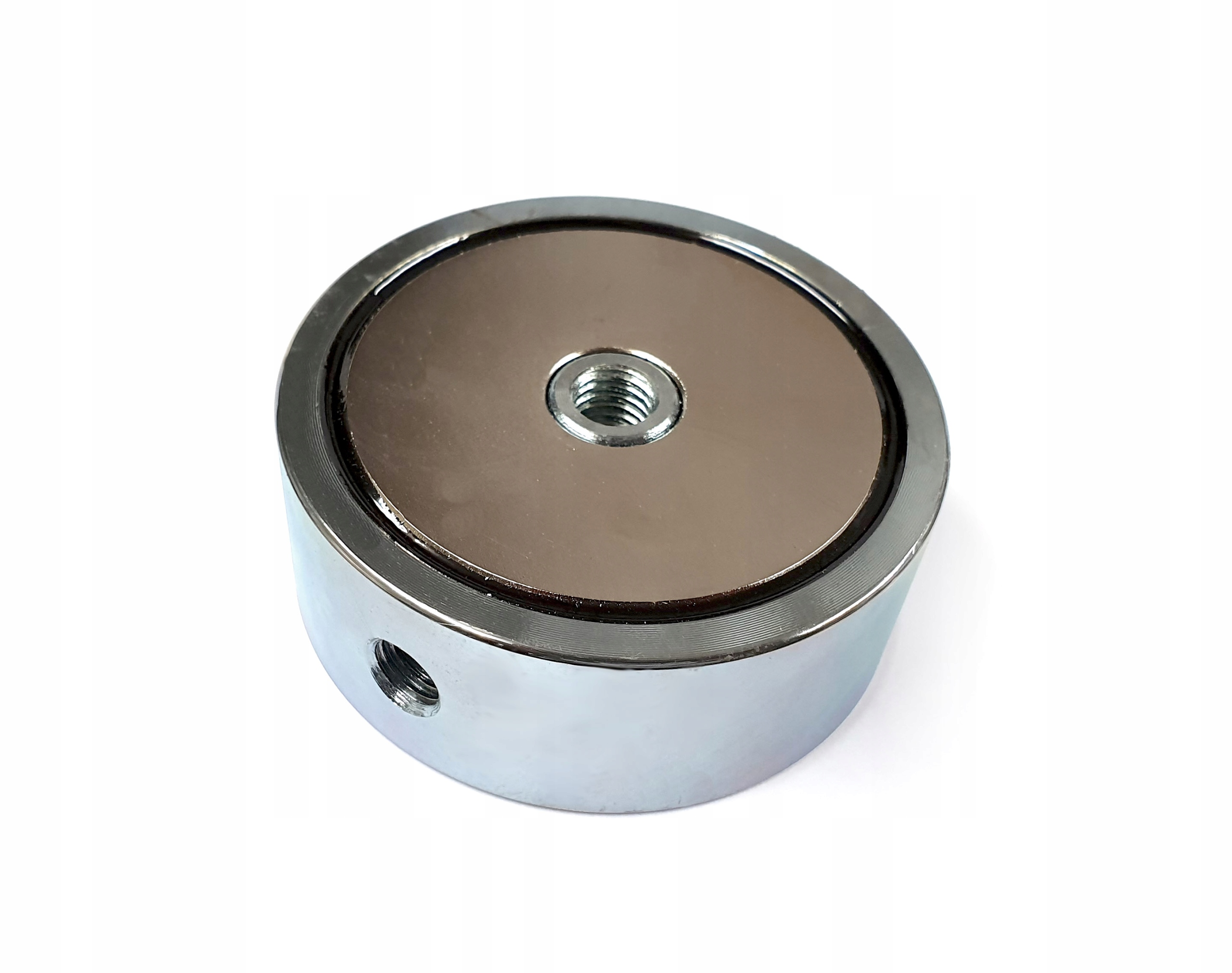 MAGNES Neodymowy DO POSZUKIWAŃ W Wodzie 400 KG MOCNY 107x40 mm DUŻY uchwyt Kształt walec