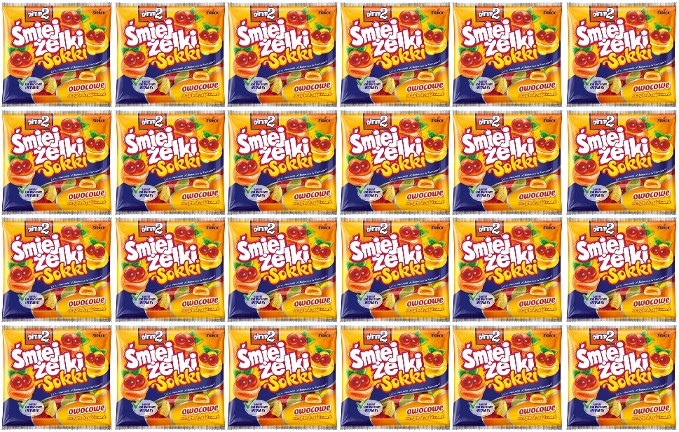 Levně 24 x 90 g NIMM2 Smějželky Sokki Karton