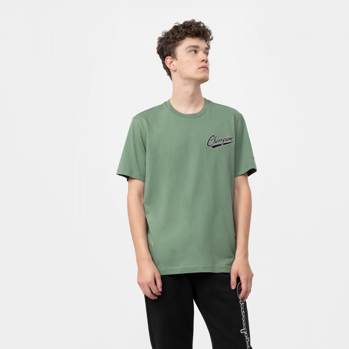 Męski t-shirt z nadrukiem Champion Rochester Crew