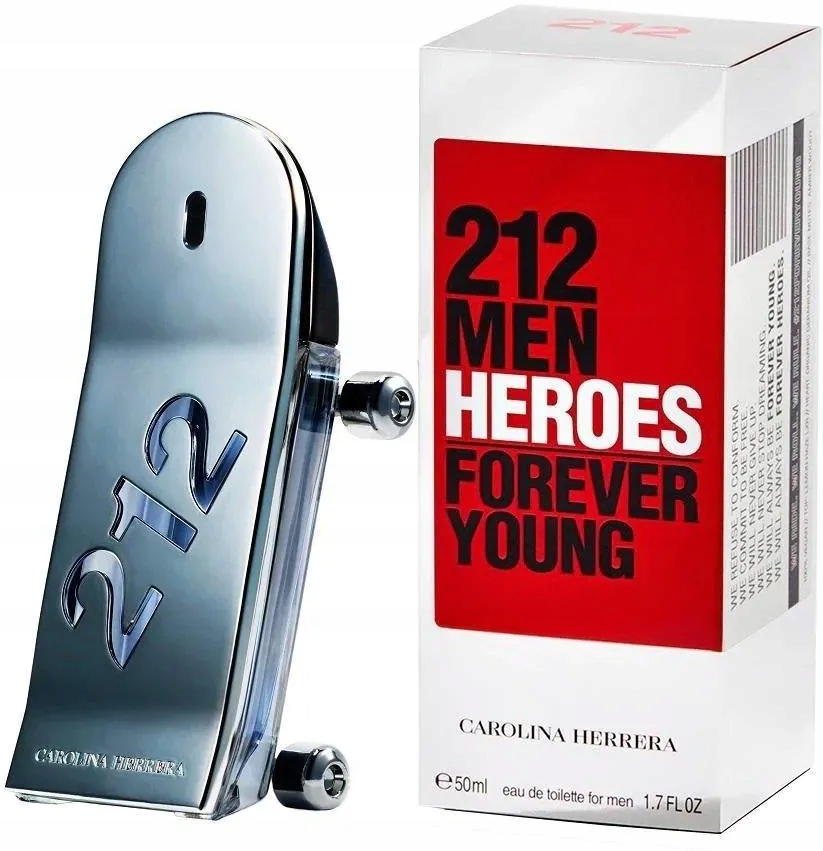 Carolina Herrera 212 Heroes Edt M 50ML woda perfumowana męska