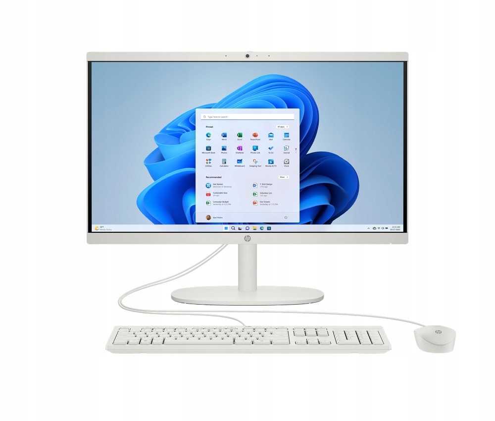 Komputer AiO Hp 22-dg Intel N100 8GB 128GB Ufs Intel Uhd Fhd Win 11 Biały