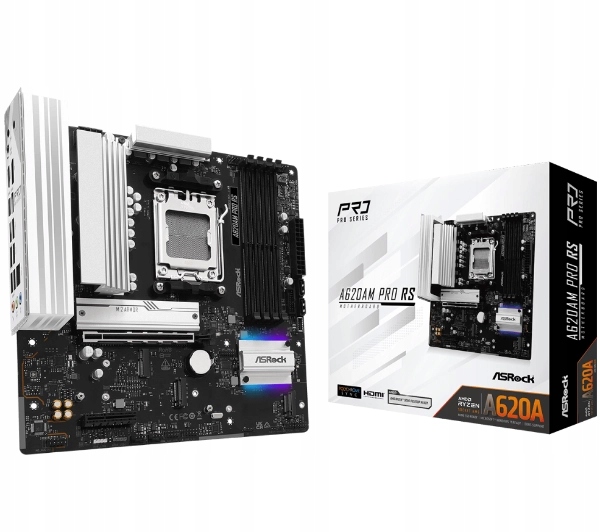 Płyta główna ASrock A620AM Pro Rs micro Atx Amd Ryzen AM5 4x DDR5