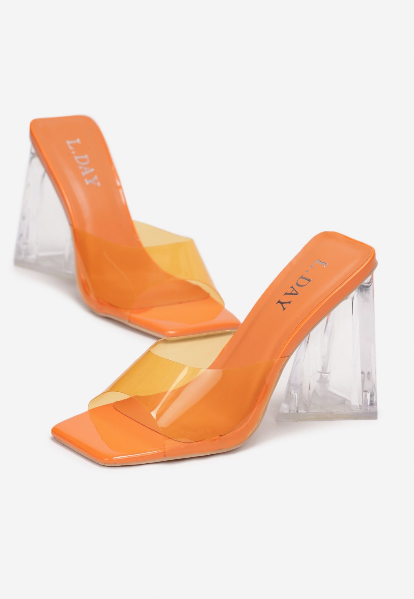 

Born2Be Pomarańczowe Klapki damskie 38 Casual