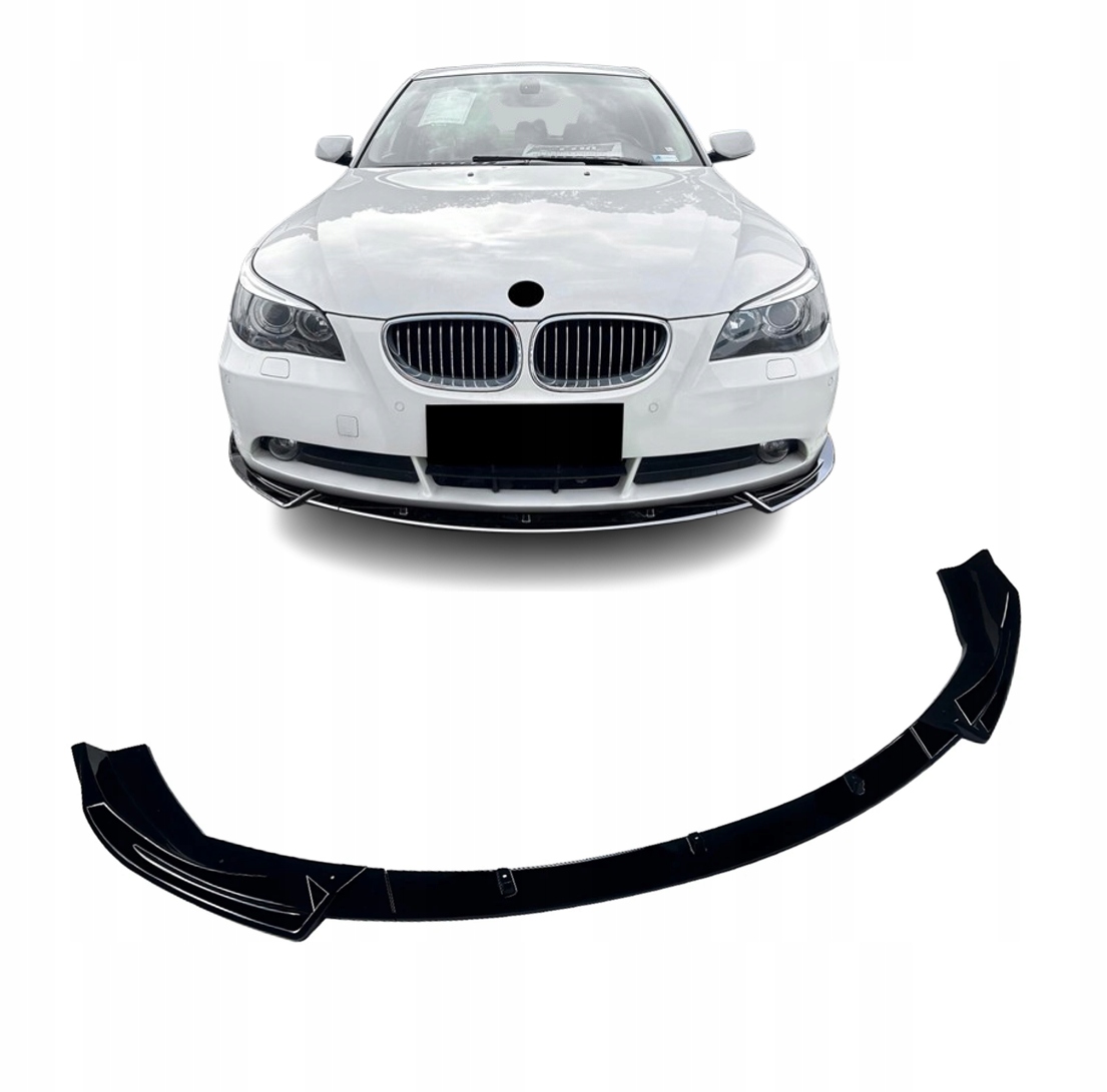 Bmw E60 E61 2003-2007 Černá Lesklá Krytka Rozbočovače Běžného Nárazníku