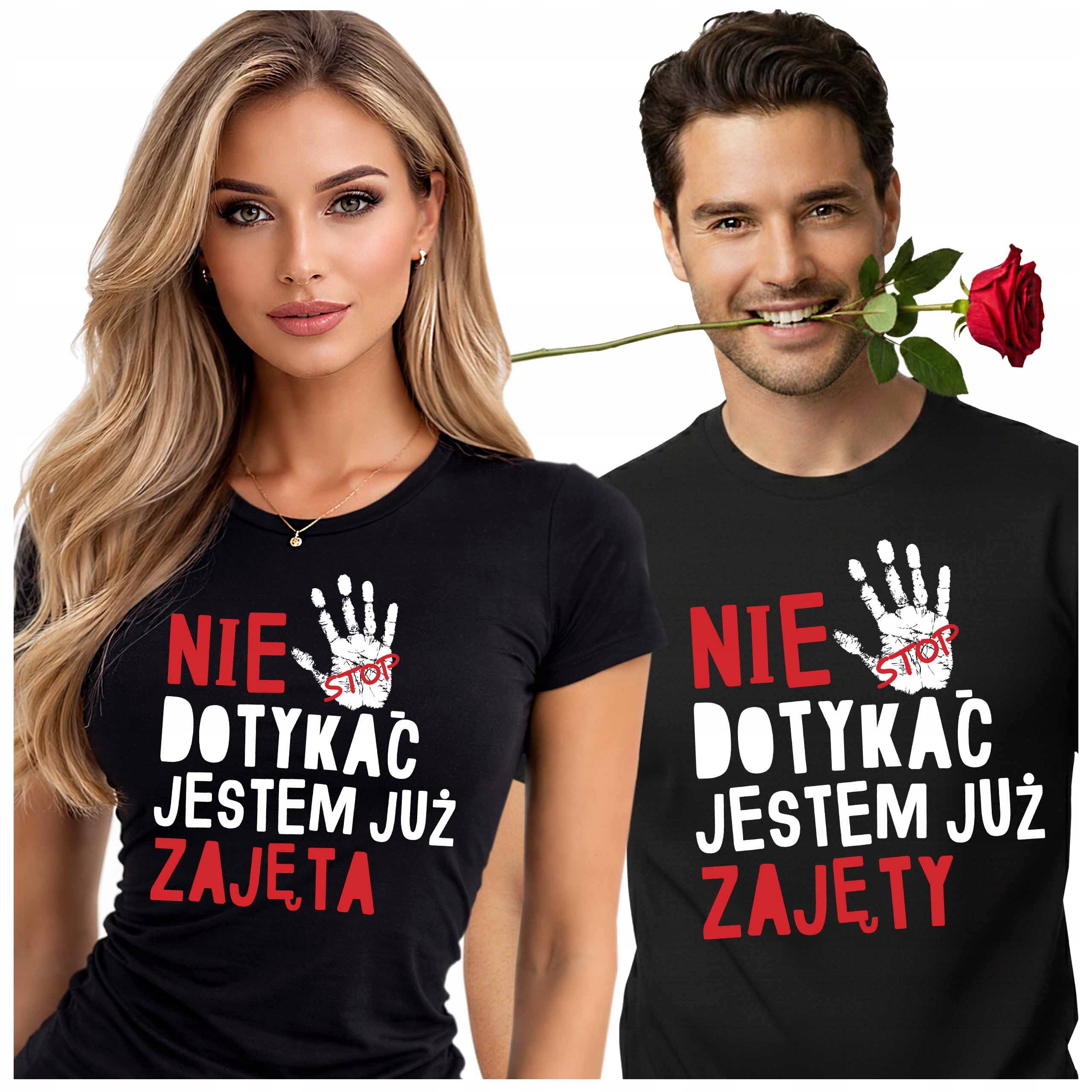 Sada Triček Pro Páry Na Valentýna Dárek Nedotýkat Se Žárlivá Žena
