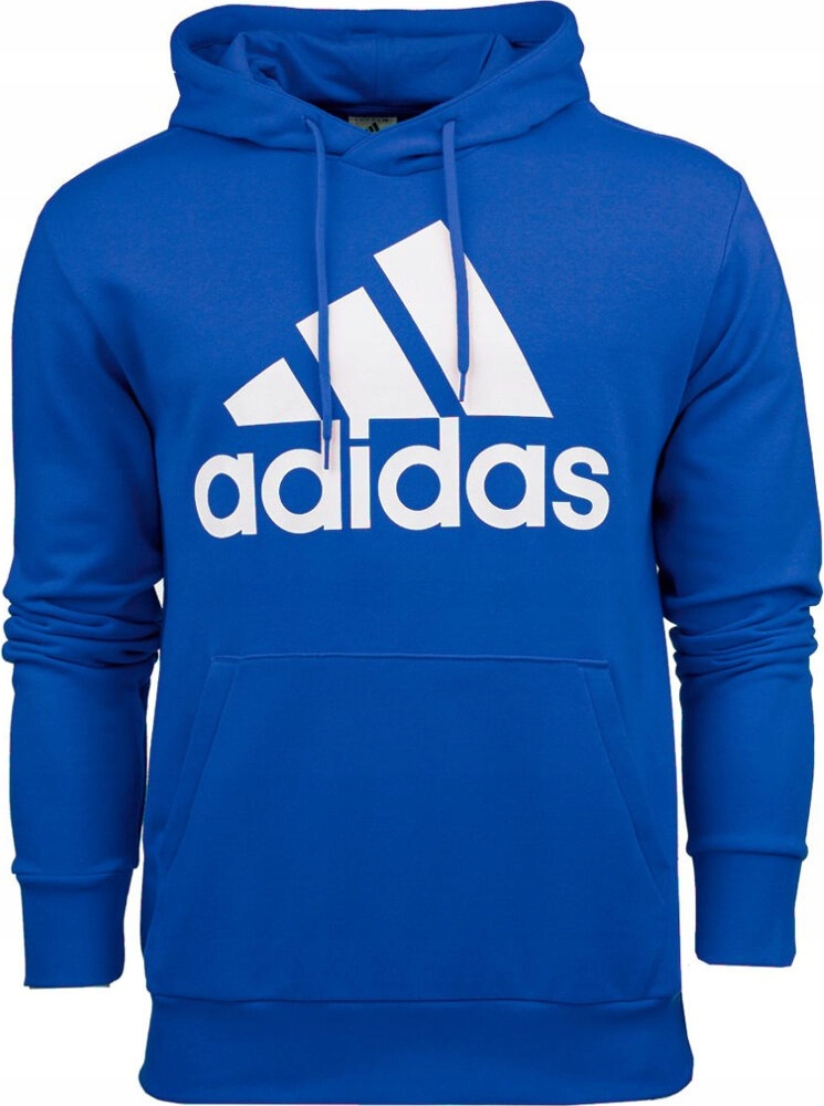 Pánská Mikina Adidas Essentials French Terry Big Logo Hoodie Modrá vel. M