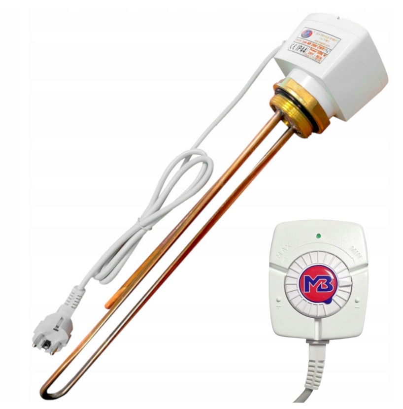 GRZAŁKA DO BOJLERA Z TERMOSTATEM 2kW MIEDZIANA JEDNOFAZOWA 2000W 5/4 WUG MB Kod producenta OWR1