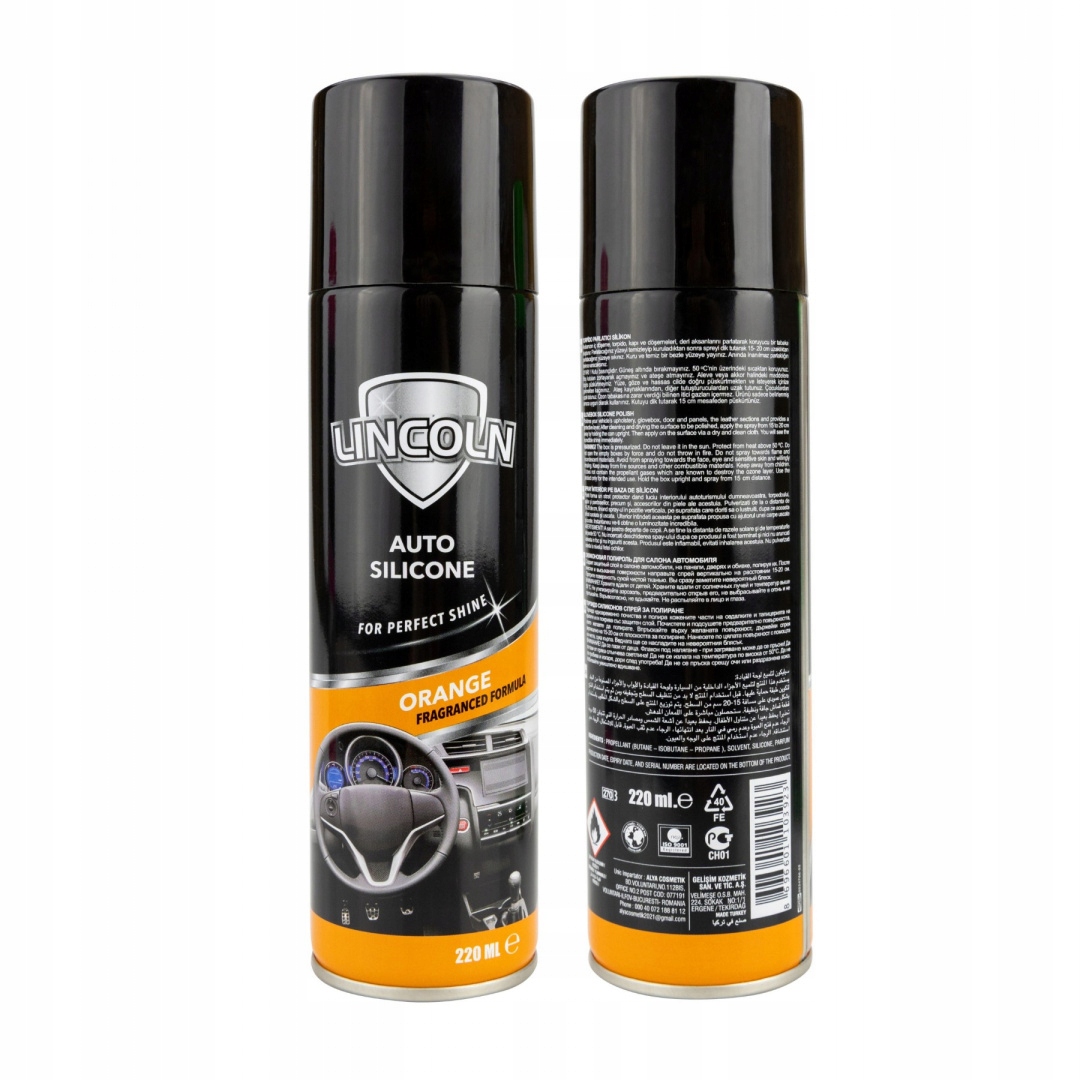 

Spray do kokpitu z silikonem Lincoln mix 220ml