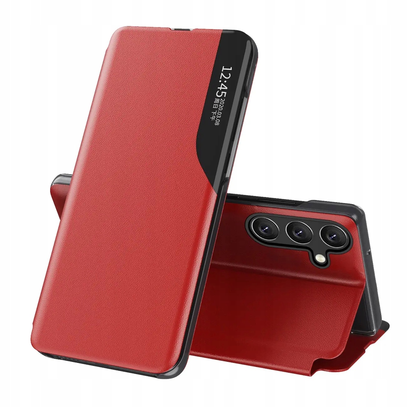 Etui Eco Leather View Case futerał z klapką i funkcją na A26