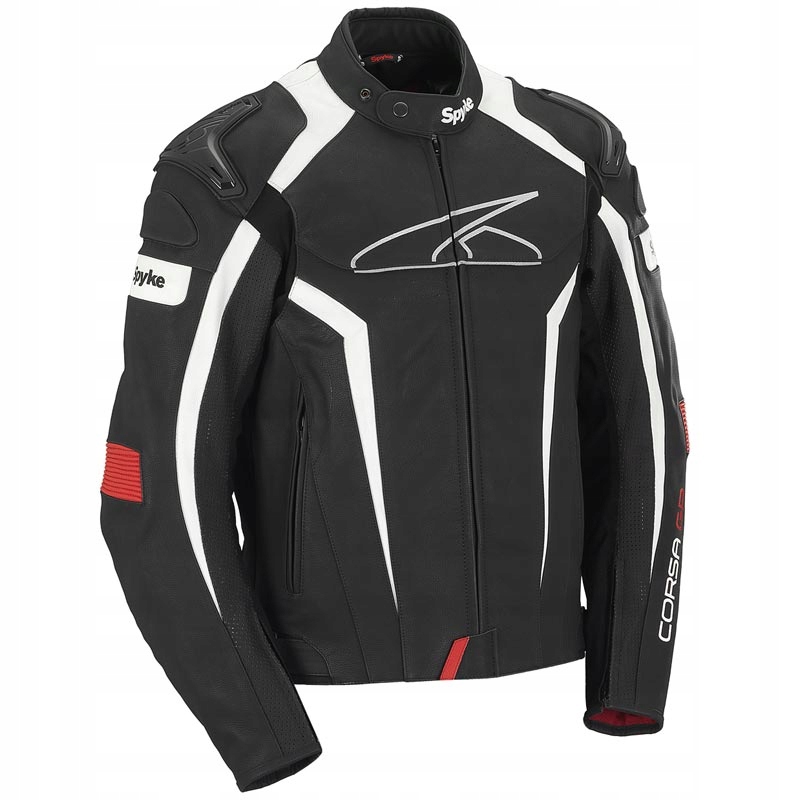 KURTKA MOTOCYKLOWA SPYKE CORSA GP CZARNO/BIAŁA 56