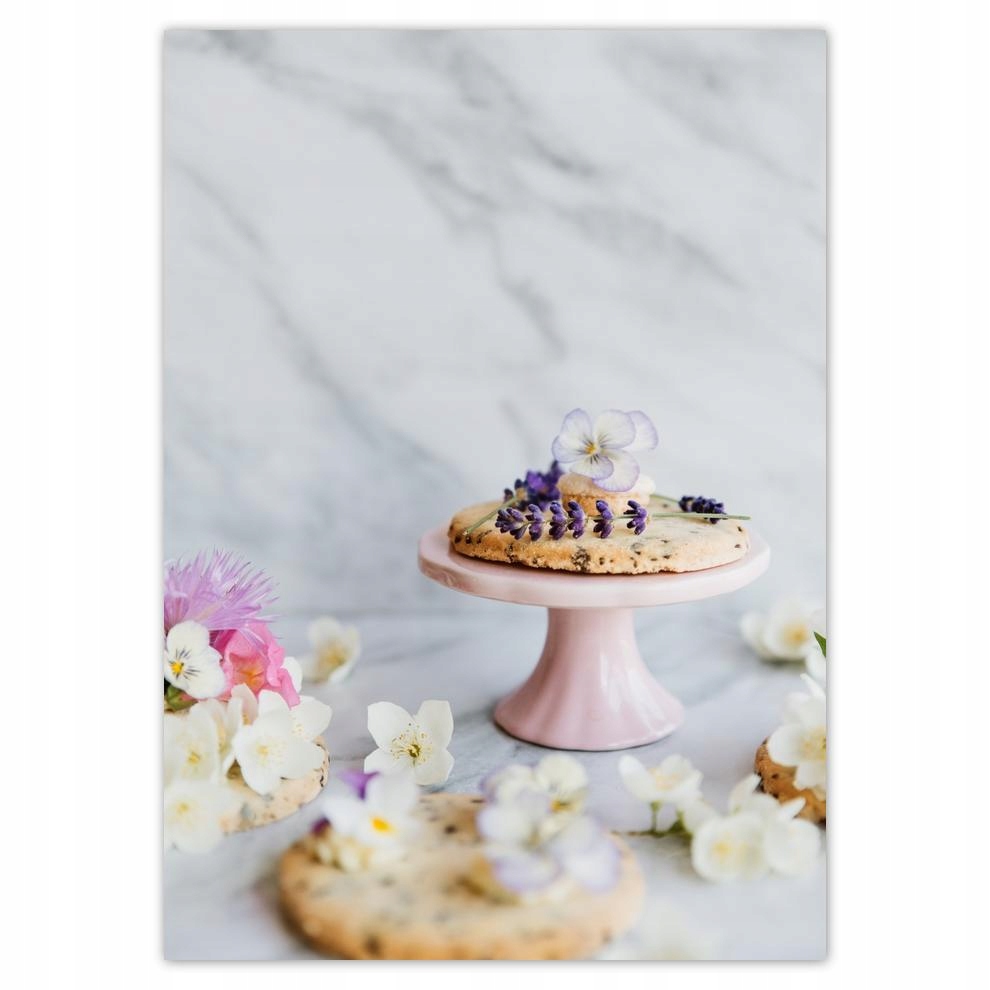 

Naklejki 50x70 Ciasteczko z lawendą