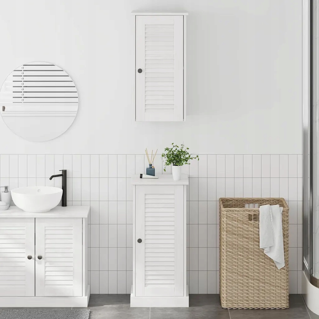 vidaXL Sada koupelnového nábytku Vigo 2 pcs Bílá a starožitná bílá