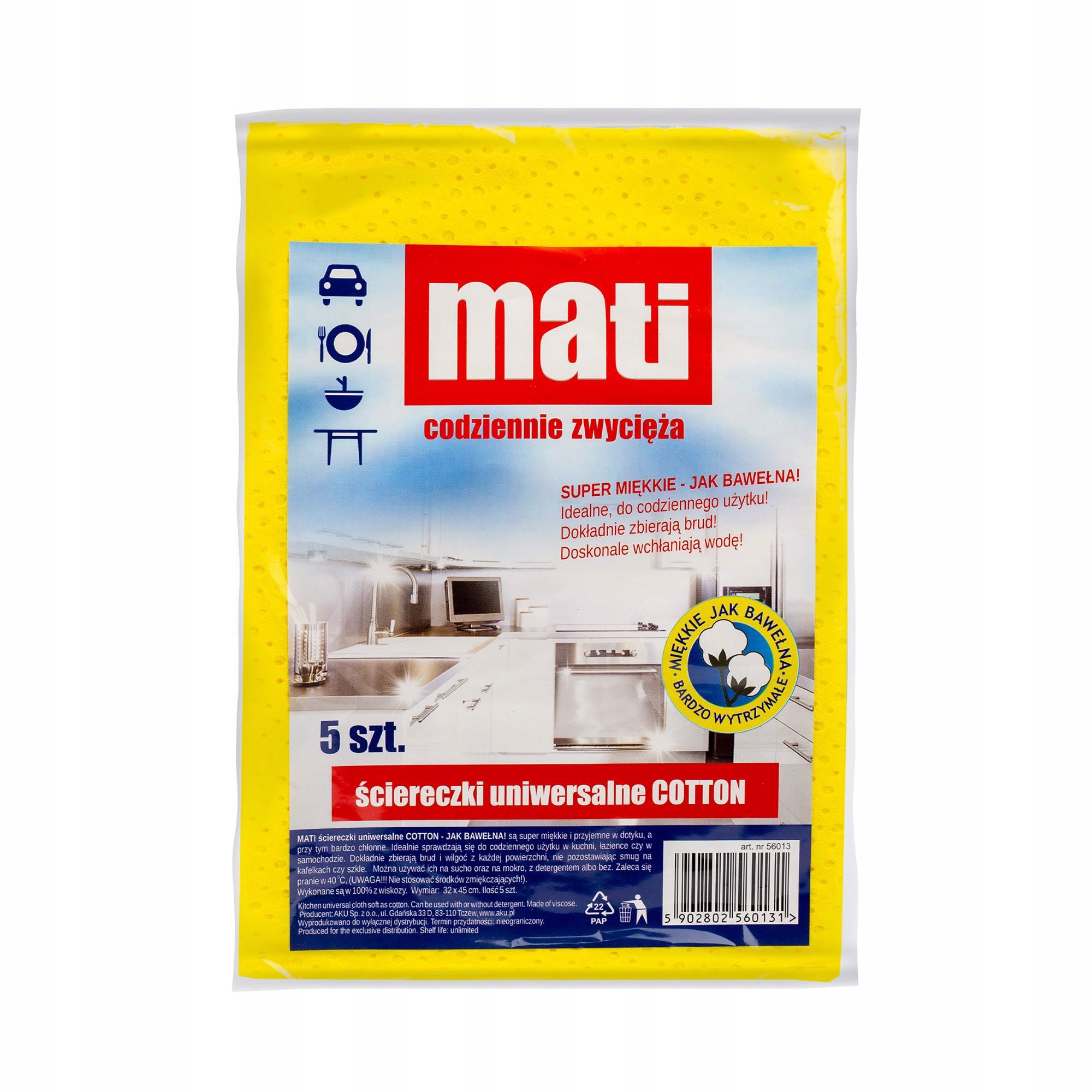 

Mati Ścierka 3) Uniwersalna Cotton