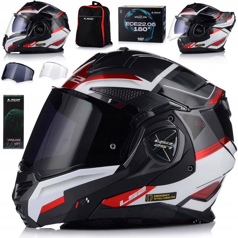 Motocyklová Prilba LS2 FF901 Advant X 180 Čeľusťová Pinlock Batoh