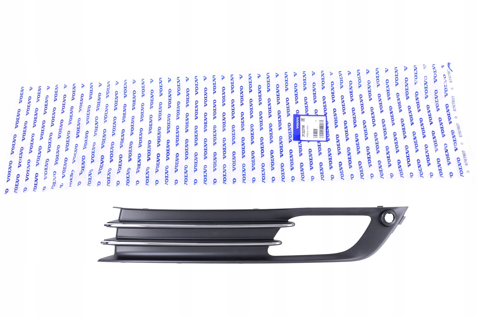 KRATKA ZDERZAKA PRZOD LEWA CHROM OE VOLVO S80 V70