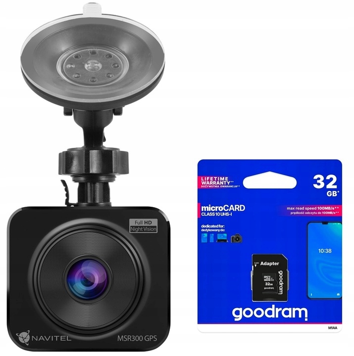 Navitel MSR300 Gps Autokamera záznamník jazdy 32 Gb