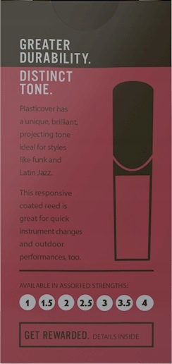 Stroik klarnet Bb 1 Rico PLASTICOVER Daddario RRP05BCL100 1 szt. Przeznaczenie do klarnetu