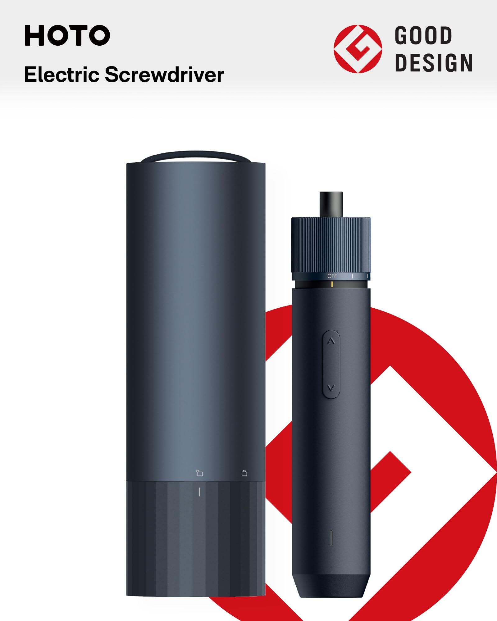 HOTO Zestaw Elektryczny Wkrętak LED 3.6V USB-C 12w1 1500mAh — miniatura 9