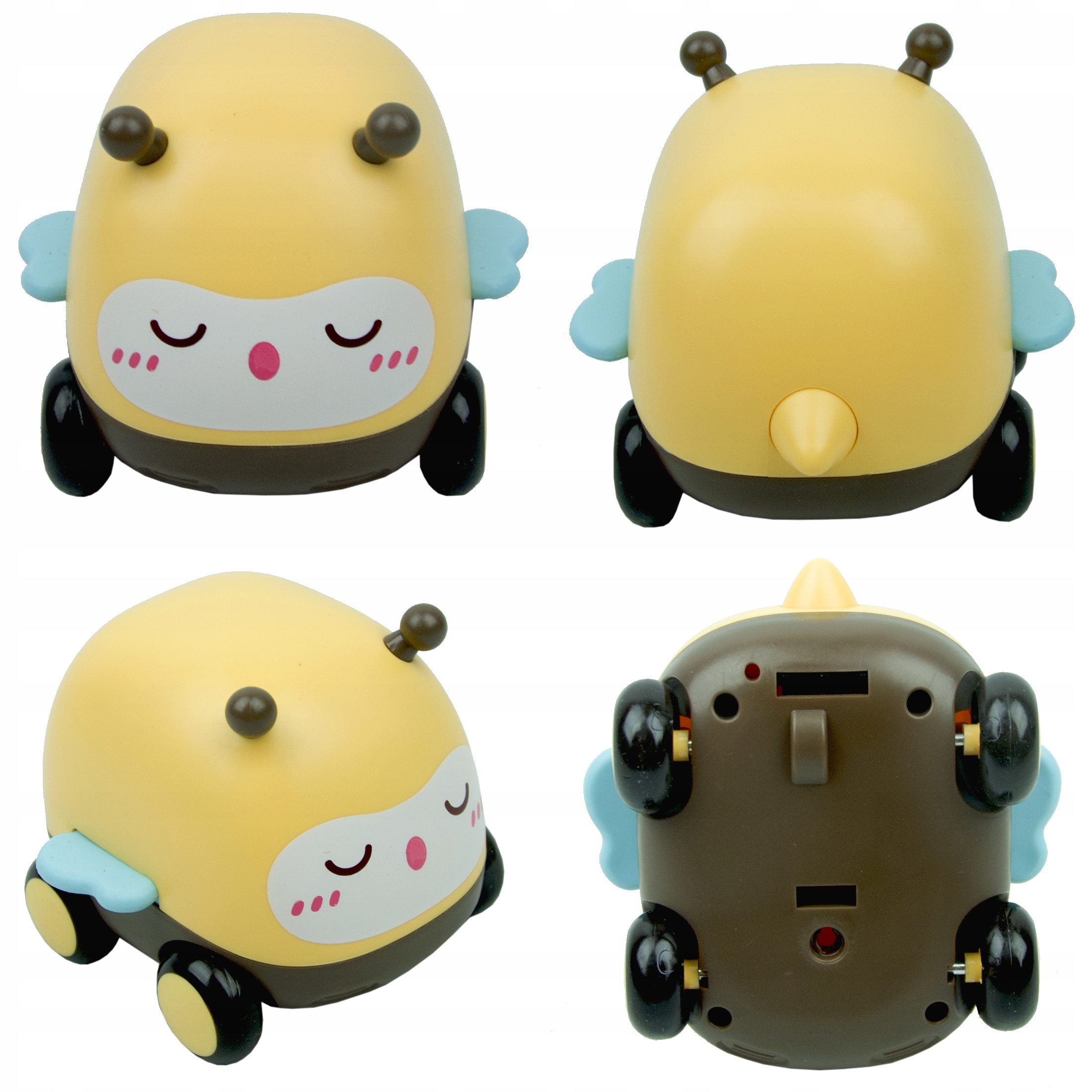 AUTKO ZWIERZĄTKO SAMOCHODZIK PSZCZOŁA AUTO Z NAPĘDEM DO NAUKI RACZKOWANIA