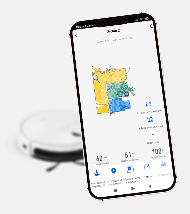 12w1 Robot sprzątający Odkurzacz Automatyczny mopujący + STACJA RoboJet Typ akumulatora litowo-jonowy