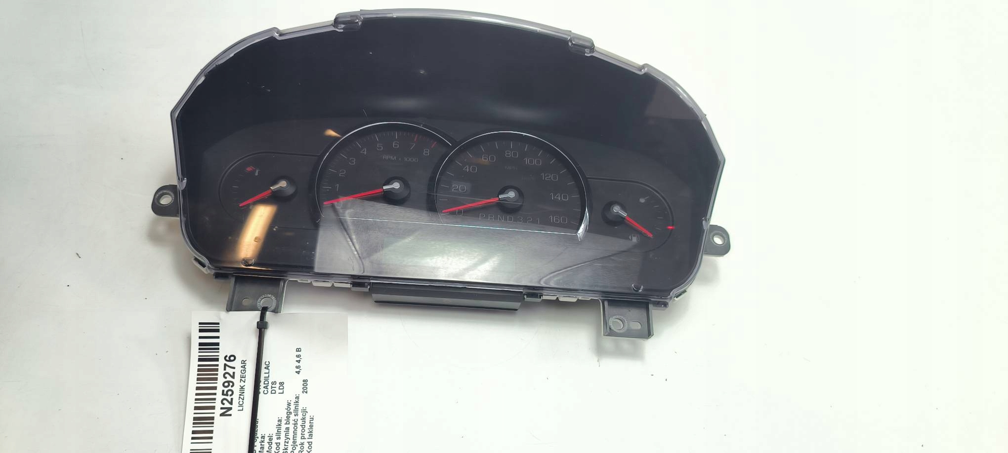 dials clock 15930304 CADILLAC DTS