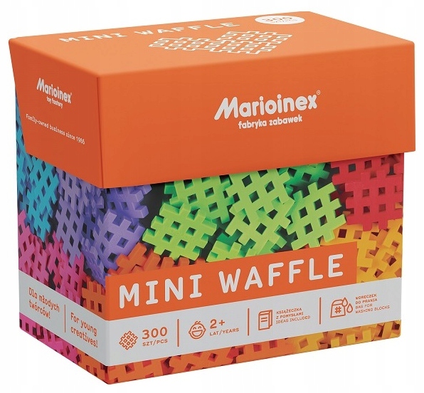 Mini Waffle 300 elementów. Konstruktor. Klocki
