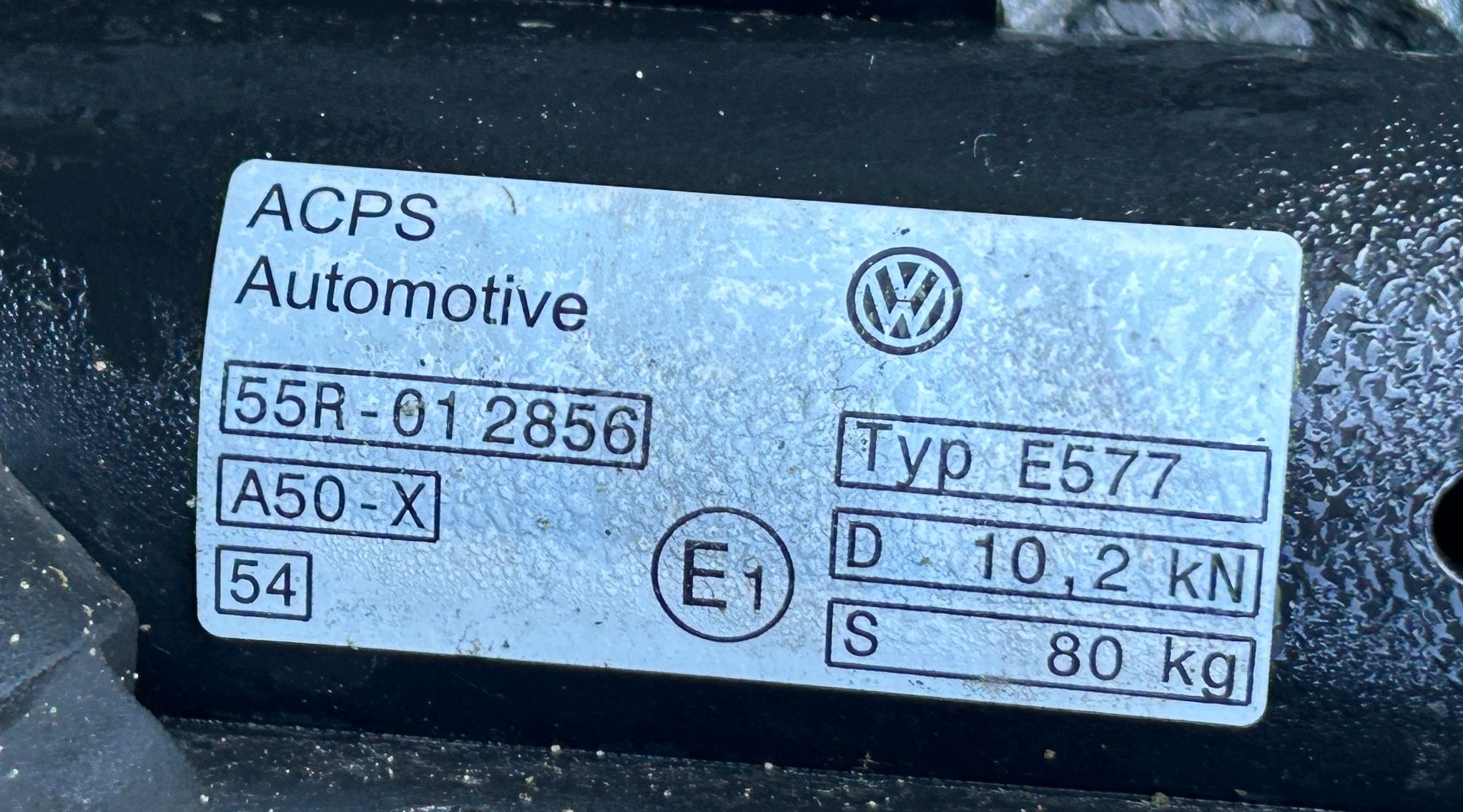 Originale Gancio traino VW GOLF VIII HB 5H0803881J