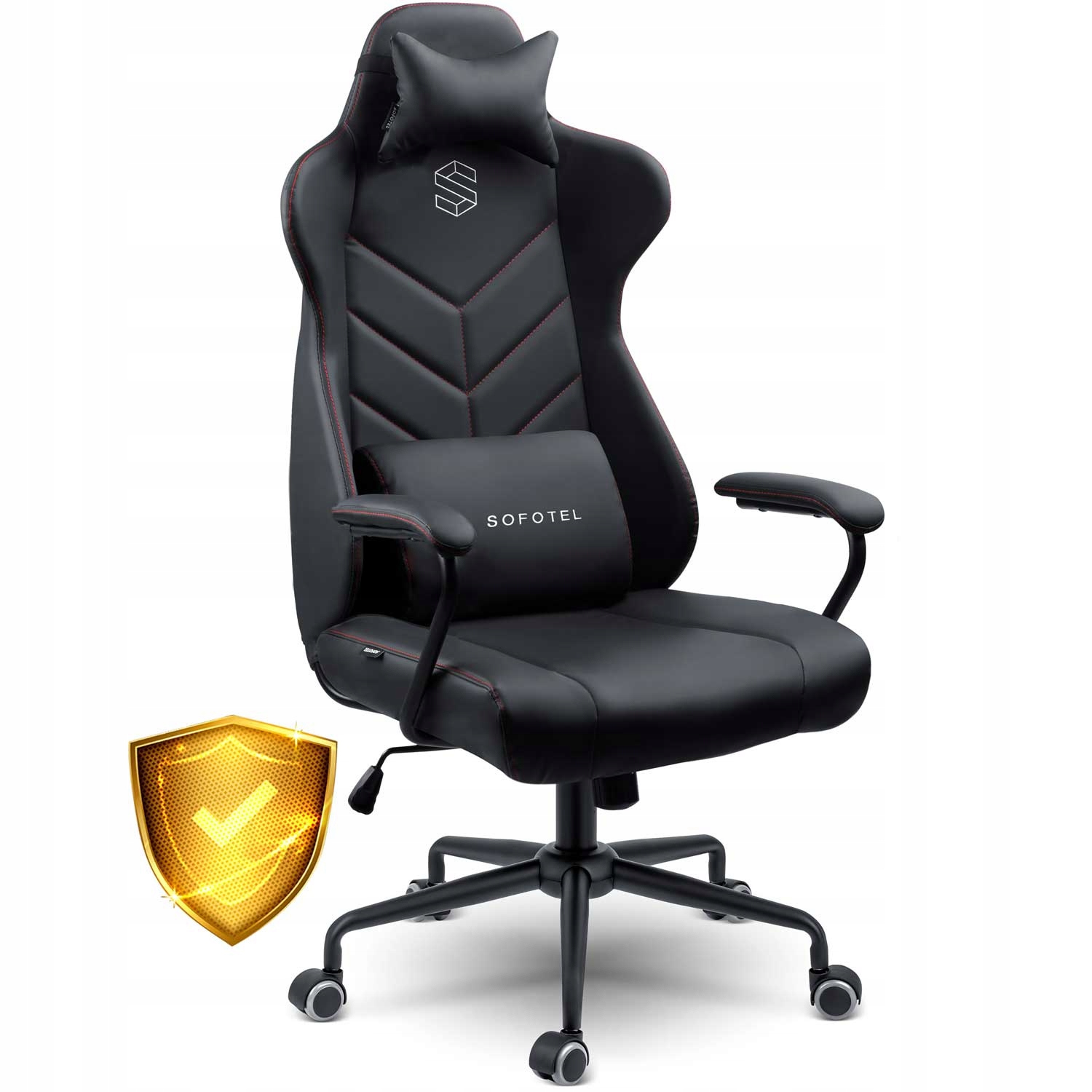 Otočné Kancelárske Kreslo Exclusive Premium, Kancelárske Kreslo Sofotel, Čierne