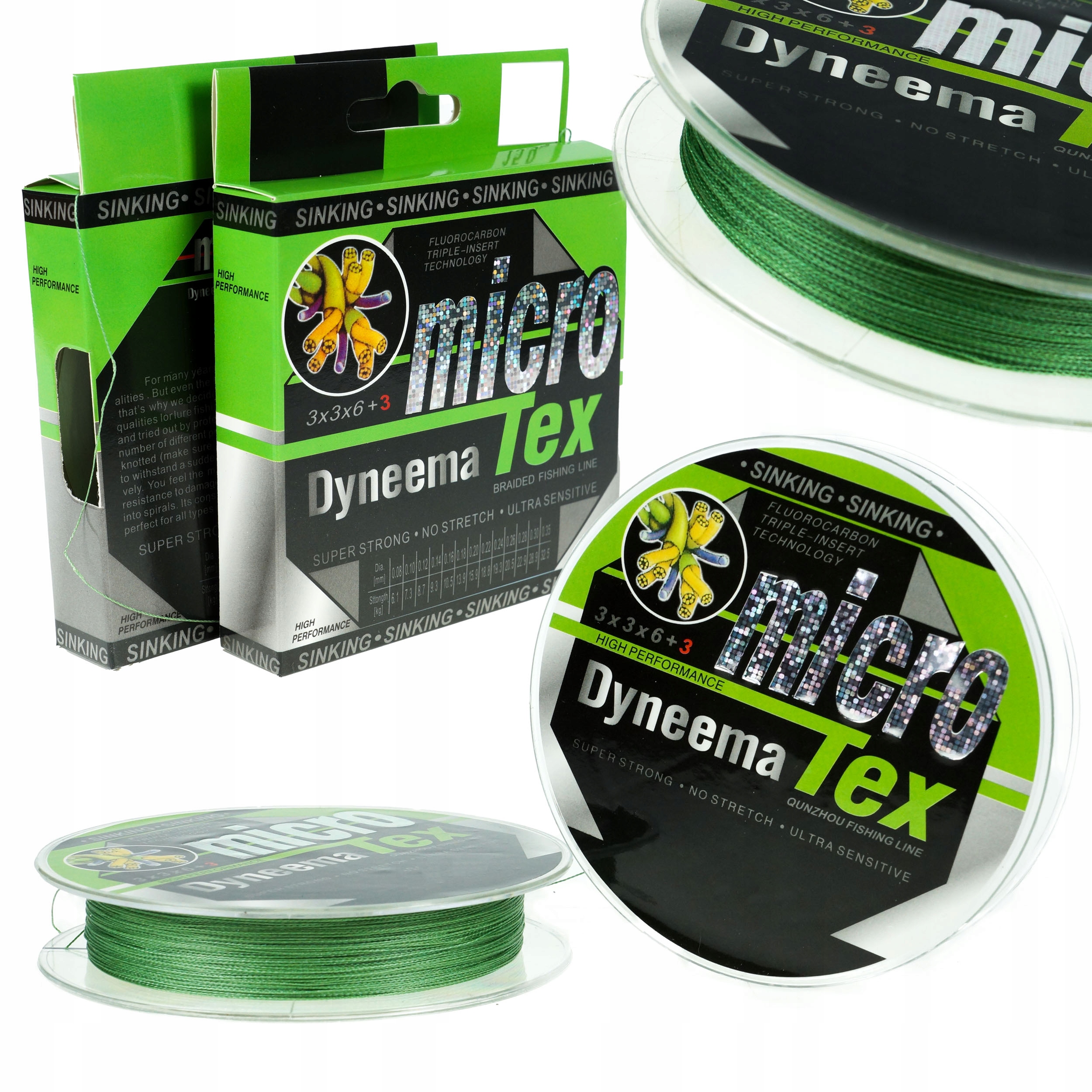 

Plecionka Niewidoczna Dyneema 0,28mm Tonąca