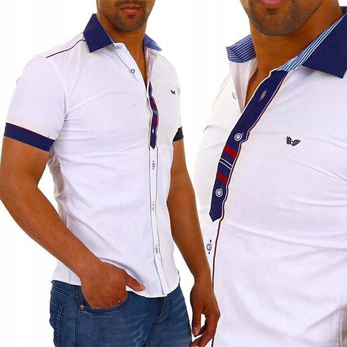 Cr Carisma pánská košile s krátkým rukávem, bavlna