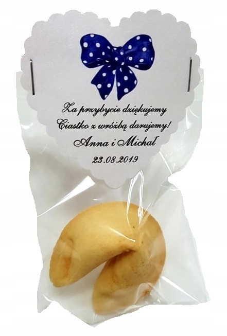 

podziękowania upominki dla gości serduszka ciastka