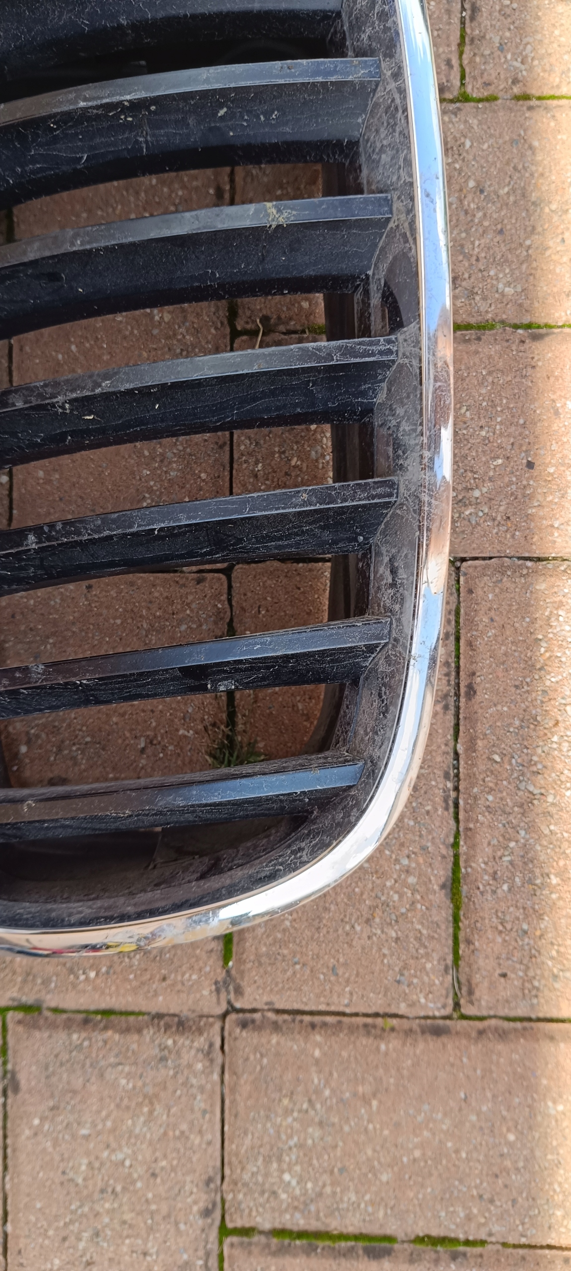 BMW X5 E70 grill kidney grille grid right black 7157688