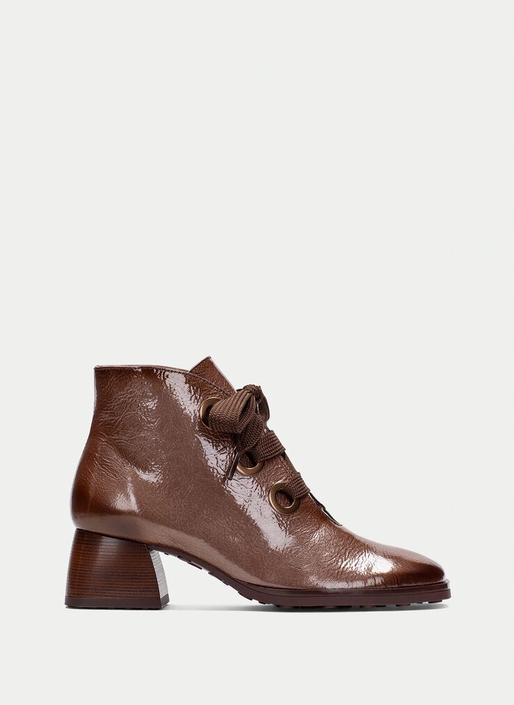 Hnědé kožené dámské kotníkové boty Hispanitas HI254326 vel. 38