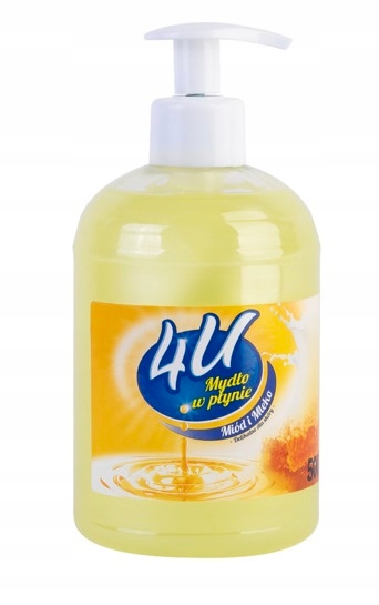 

Mydło w płynie 0,5l 4U miód i mleko
