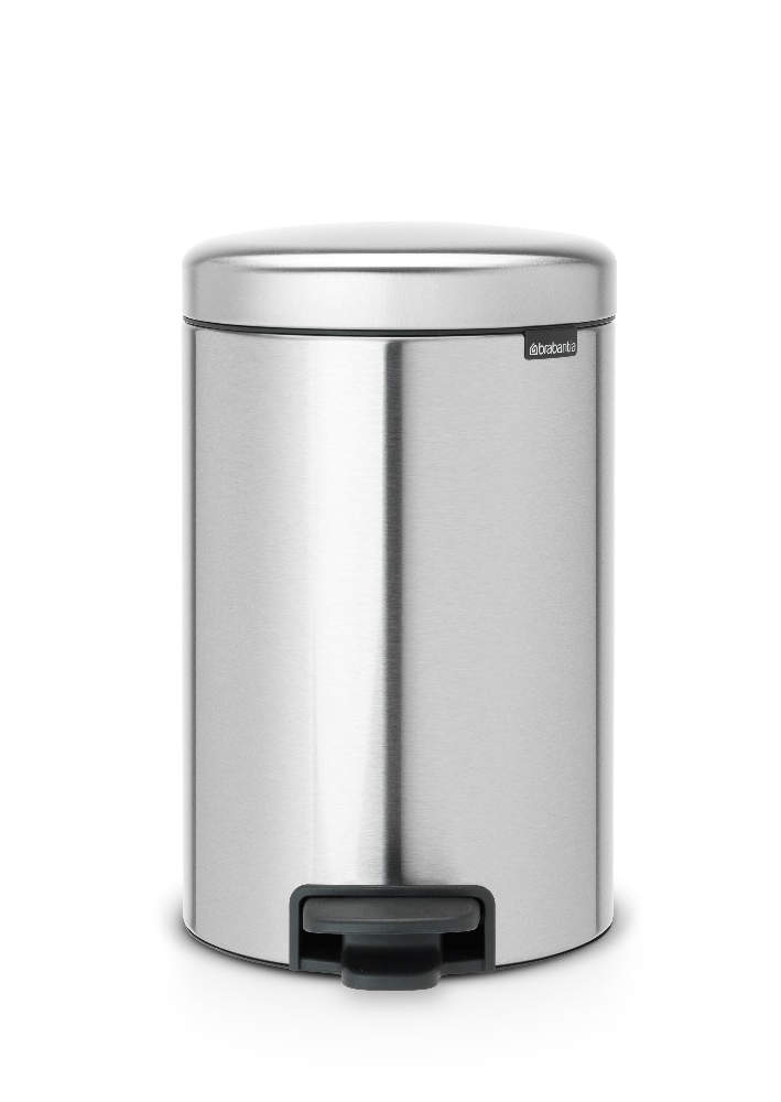 Levně Brabantia kovový Odpadkový koš 12l stříbrný