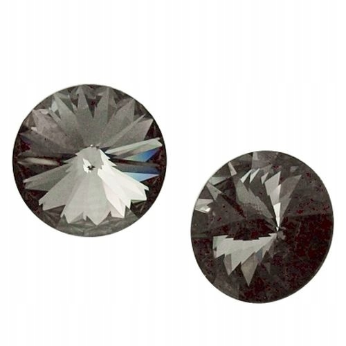 Swarovski 1122 Rivoli 12mm Silver Night F