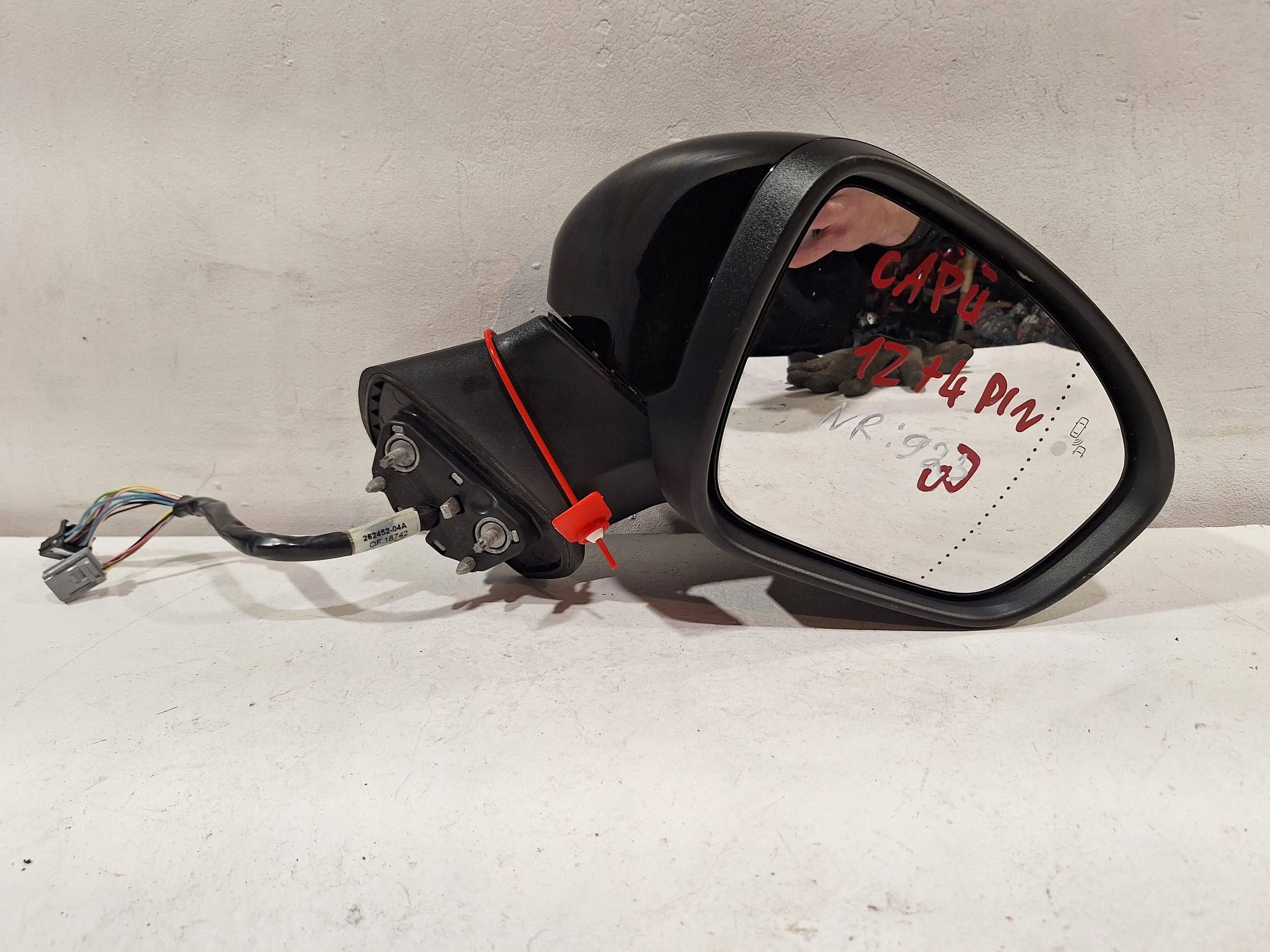 mirror exterior right 16 PIN RENAULT CAPTUR II KAMERA