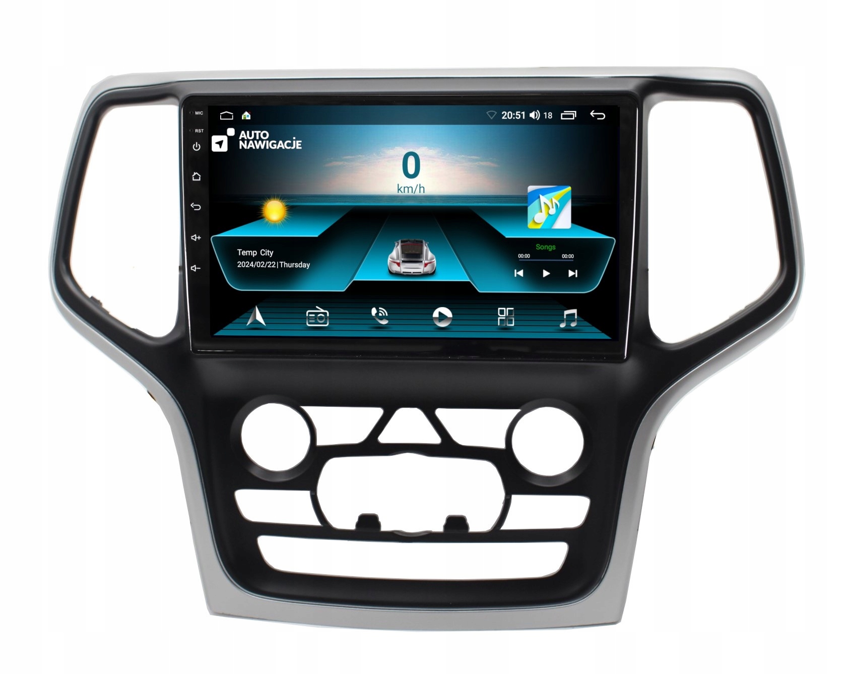 RADIO NAWIGACJA GPS JEEP GRAND CHEROKEE IV 2014-2020 ANDROID