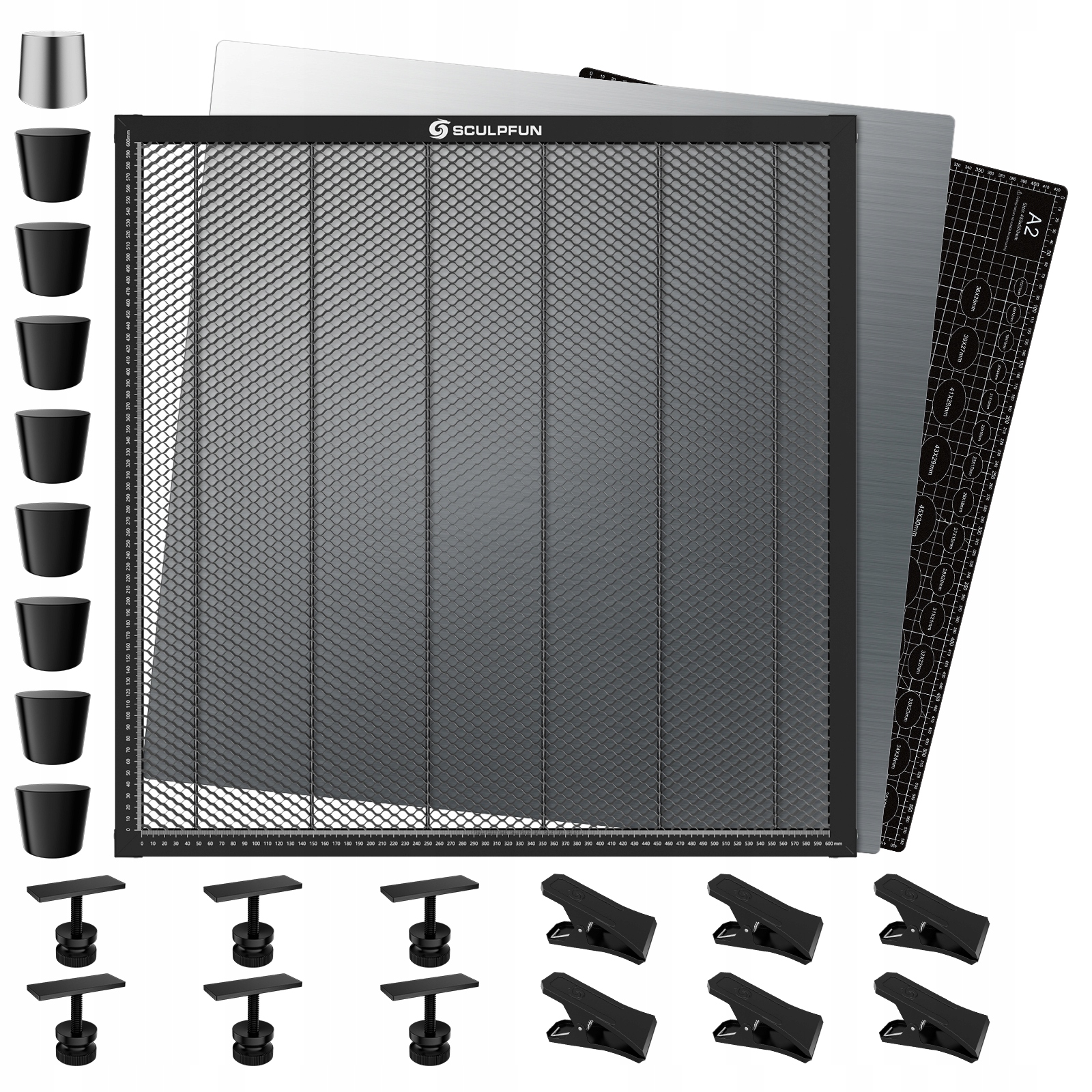 Stół do cięcia laserowego o strukturze plastra miodu Sculpfun H3 800x800mm