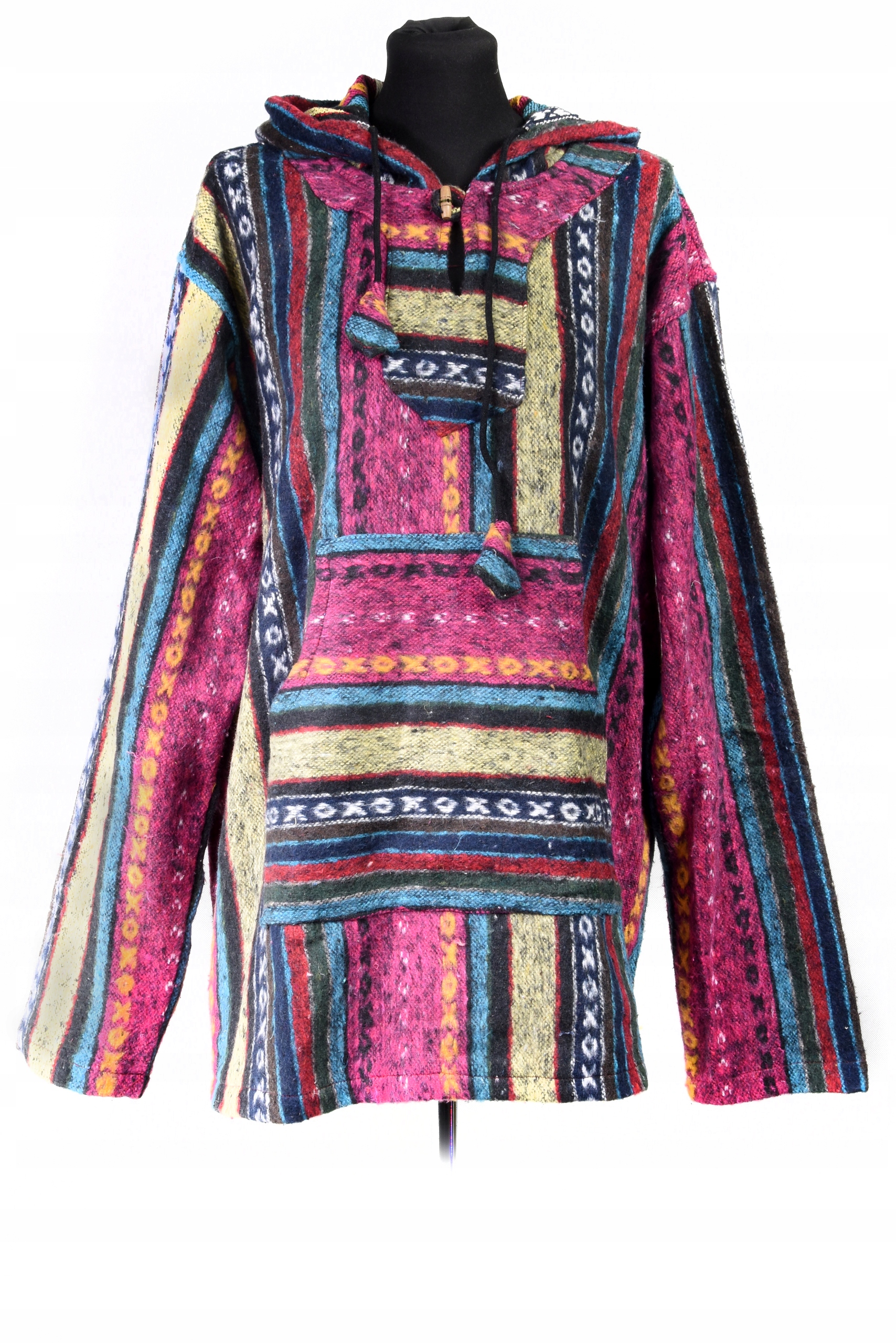 mikina s kapucí Gheri Etno Nepál Originál Barevná