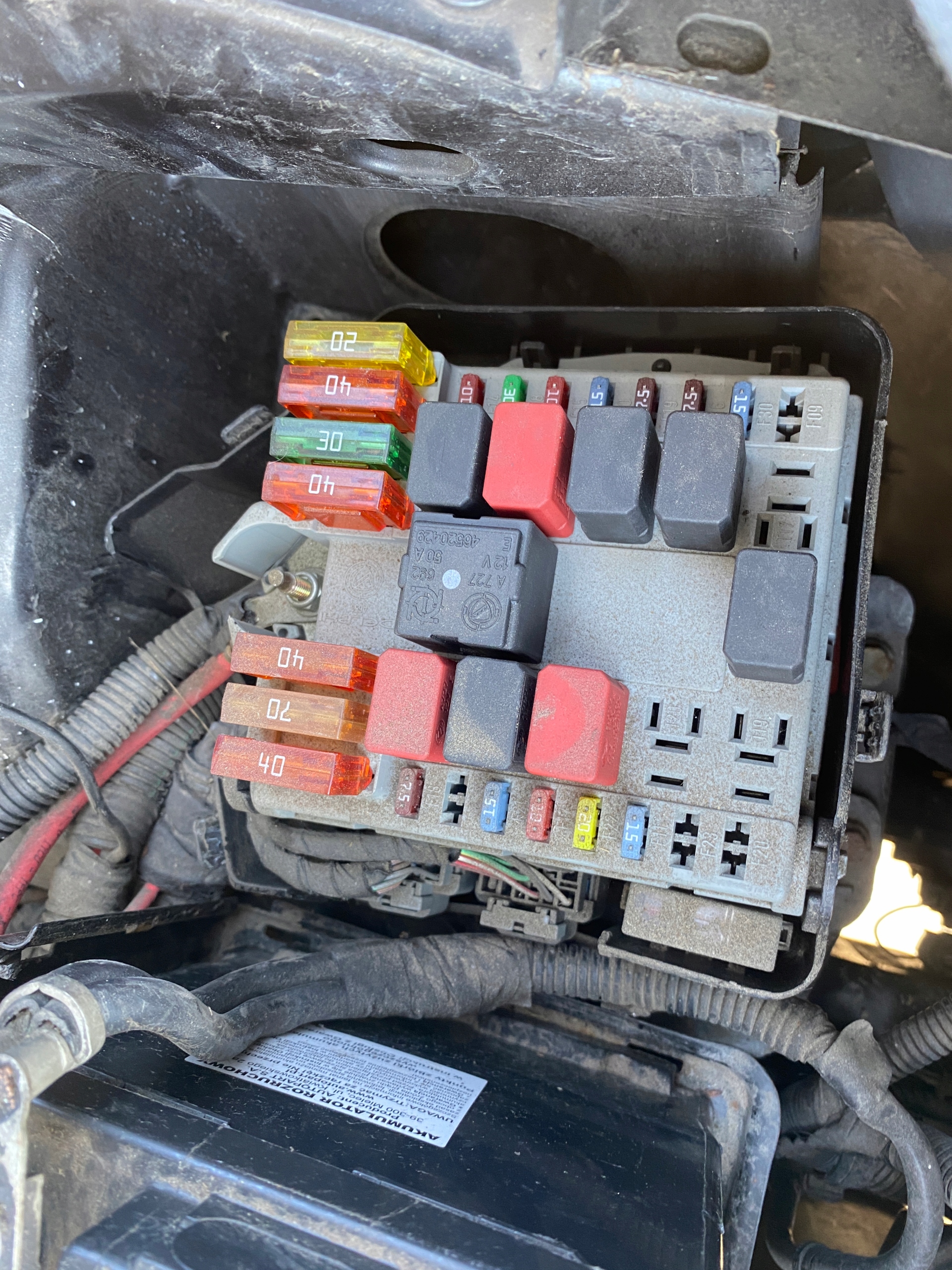 Fiat Doblo FL 06-12 Module Module fusibles 1.9 JTD