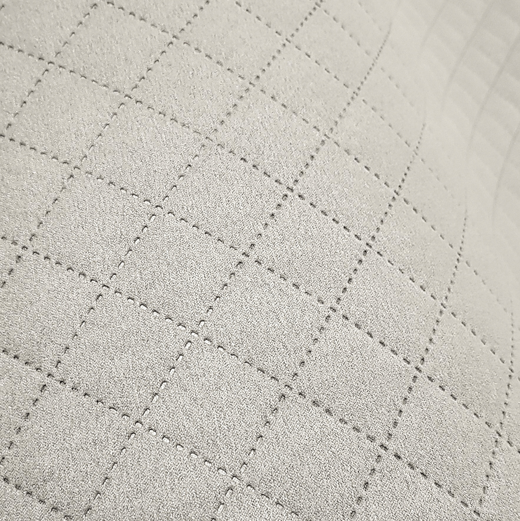 Jasno szara GT ALCALA 3x3 Zamsz Nubuk Tkanina Tapicerka samochodowa do aut